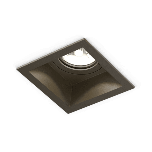 Wever e Ducrè - Plano IP44 Ceiling Rec 1.0 LED 2000-3000K Bronzo