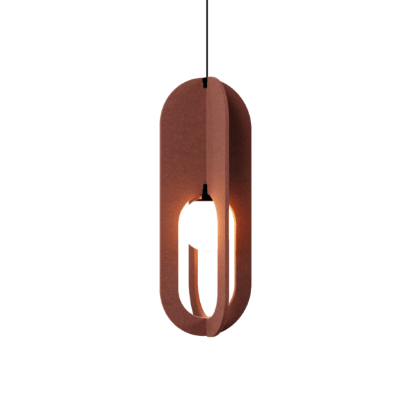 Wever e Ducrè - Solli Cocoon Ceiling Susp 2.0 LED 3000K Of Rosso