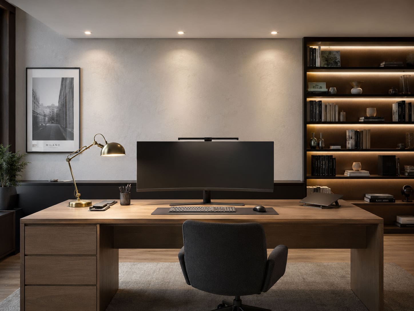 illuminazione multistrato per ufficio e home-office