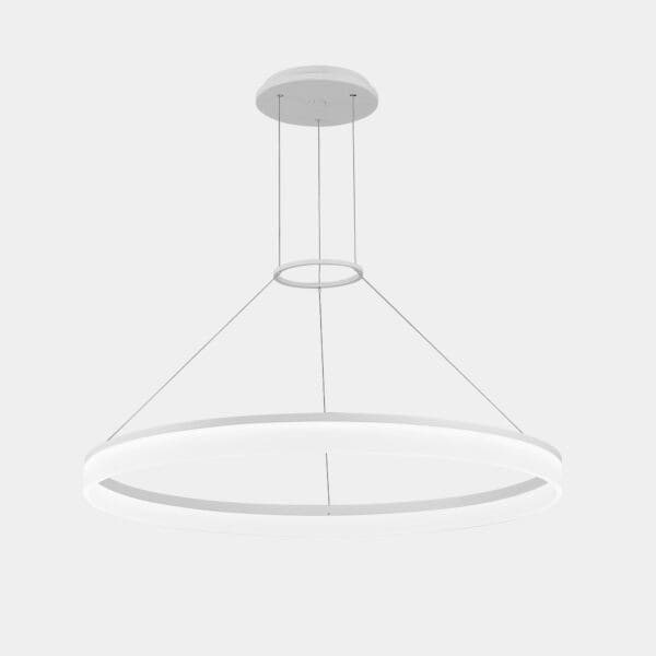 LEDS C4 - Lampada a sospensione Circ Round Ø800 - Bianco