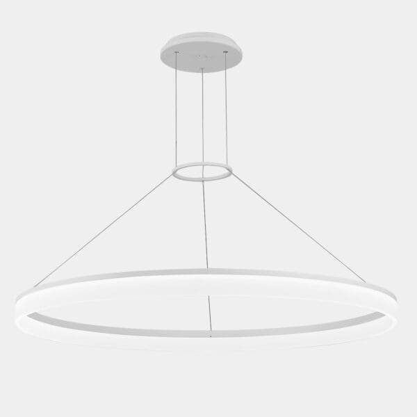 LEDS C4 - Lampada a sospensione Circ Round Ø1000 - Bianco