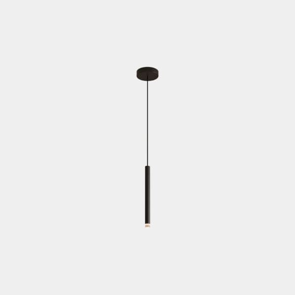 LEDS C4 - Lampada a sospensione Candle 1 Body Surface - Nero