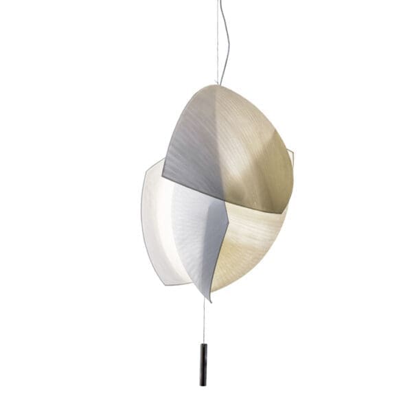 LEDS C4 - Lampada a sospensione Voiles Big Recessed - Cromo