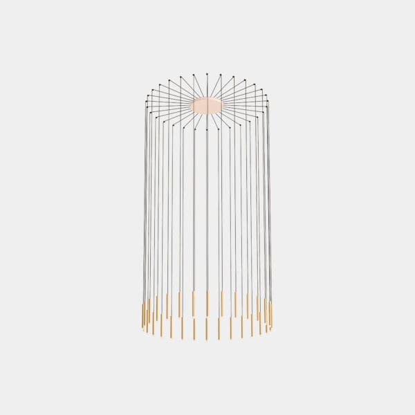 LEDS C4 - Lampada a sospensione Candle 30 Bodies - Bianco