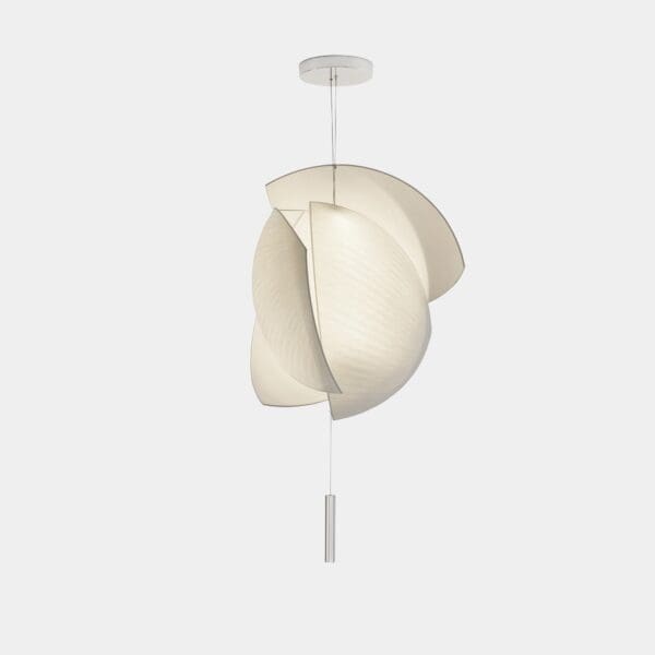 LEDS C4 - Lampada a sospensione Voiles Big Surface - Cromo