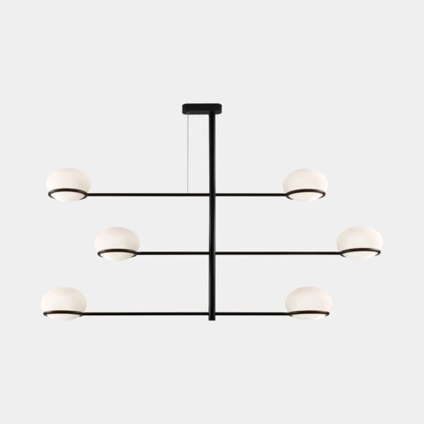 LEDS C4 - Lampada a sospensione Coco Chandelier - Nero