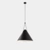 LEDS C4 - Lampada a sospensione Super Attic Conic Shape - Nero