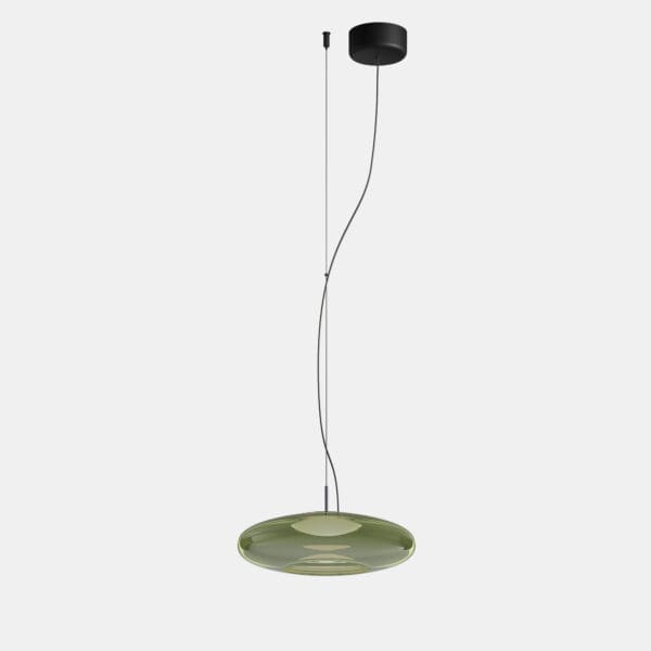 LEDS C4 - Lampada a sospensione Plat Surface - Verde