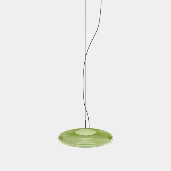 LEDS C4 - Lampada a sospensione Plat Recessed - Verde