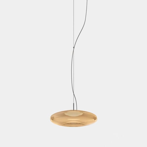 LEDS C4 - Lampada a sospensione Plat Recessed - Oro