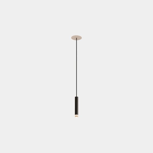 LEDS C4 - Lampada a sospensione Candle Xs 1 Body Recessed - Nero