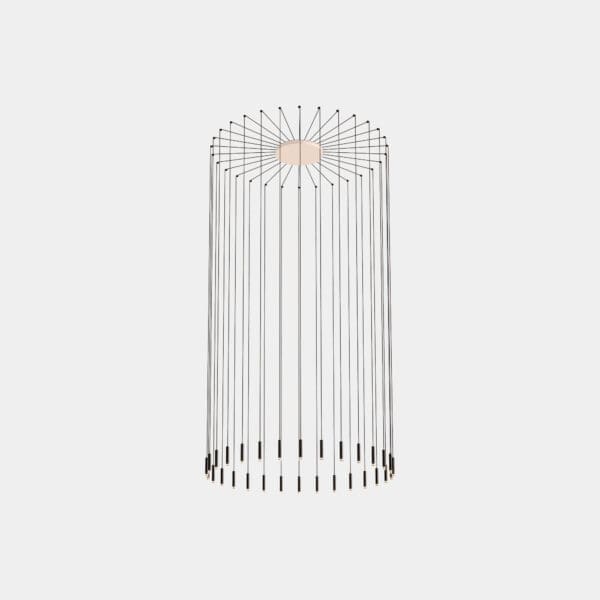 LEDS C4 - Lampada a sospensione Candle Xs 30 Bodies - Bianco