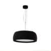 LEDS C4 - Lampada a sospensione Gong Microprisma Ø600 - Nero