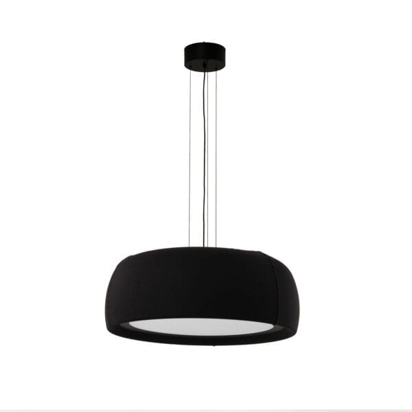 LEDS C4 - Lampada a sospensione Gong Microprisma Ø600 - Nero