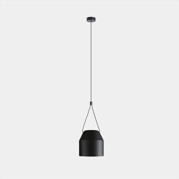 LEDS C4 - Lampada a sospensione Attic Single Hexagonal Shape - Nero