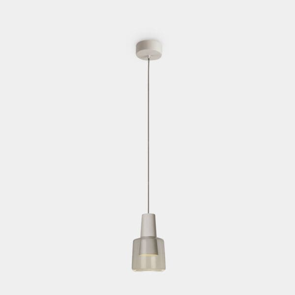 LEDS C4 - Lampada a sospensione Khoi Surfaced - Bianco