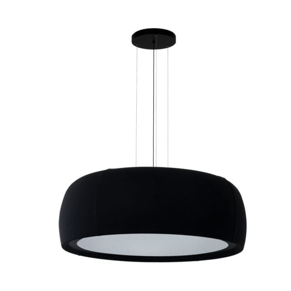LEDS C4 - Lampada a sospensione Gong Opal Ø1000 - Nero