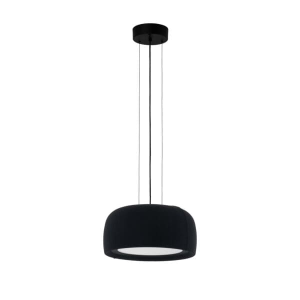 LEDS C4 - Lampada a sospensione Gong Microprisma Ø340 - Nero