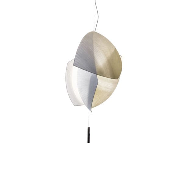 LEDS C4 - Lampada a sospensione Voiles Small Surface - Cromo