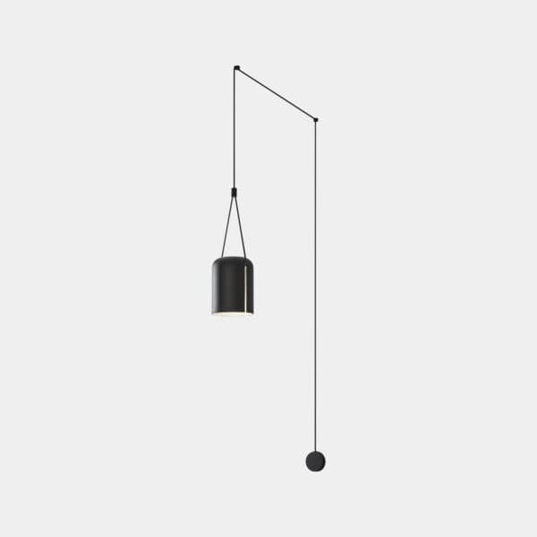 LEDS C4 - Applique Attic Single Rectangular Shape - Nero