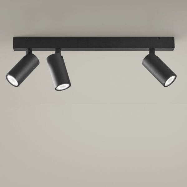 LEDS C4 - Faretto Simply 3 Bodies - Nero