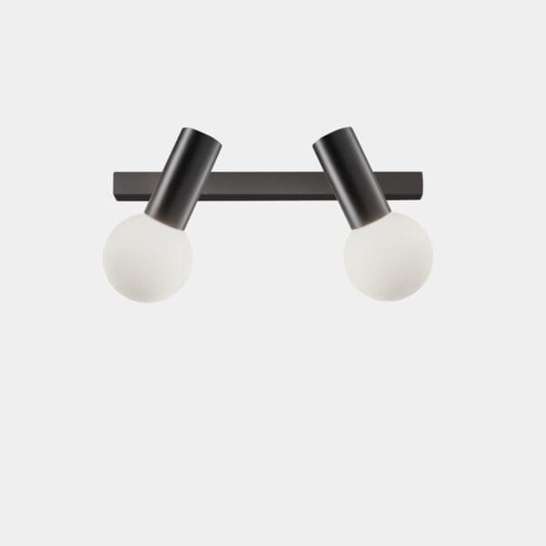 LEDS C4 - Applique da bagno Mist Double - Nero