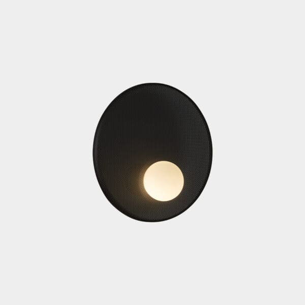LEDS C4 - Applique Trip Ø300MM - Nero