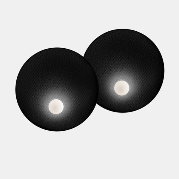 LEDS C4 - Applique Trip Double Ø460MM / Ø460MM - Nero