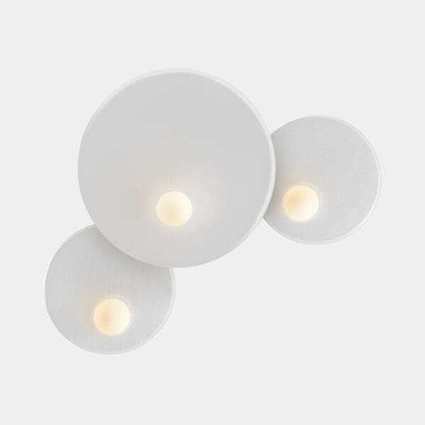 LEDS C4 - Applique Trip Triple Ø300MM / Ø460MM / Ø300MM - Bianco