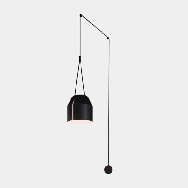 LEDS C4 - Applique Attic Hexagonal Shape - Nero