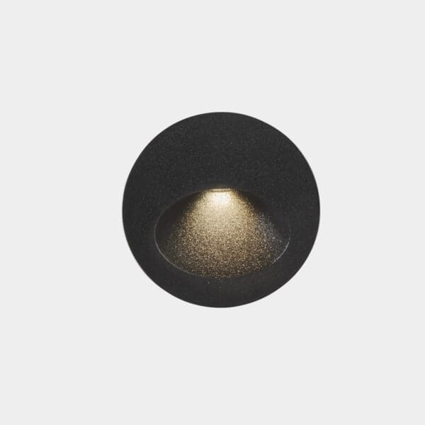 LEDS C4 - Segnapasso da incasso Bat Round Oval - Grigio