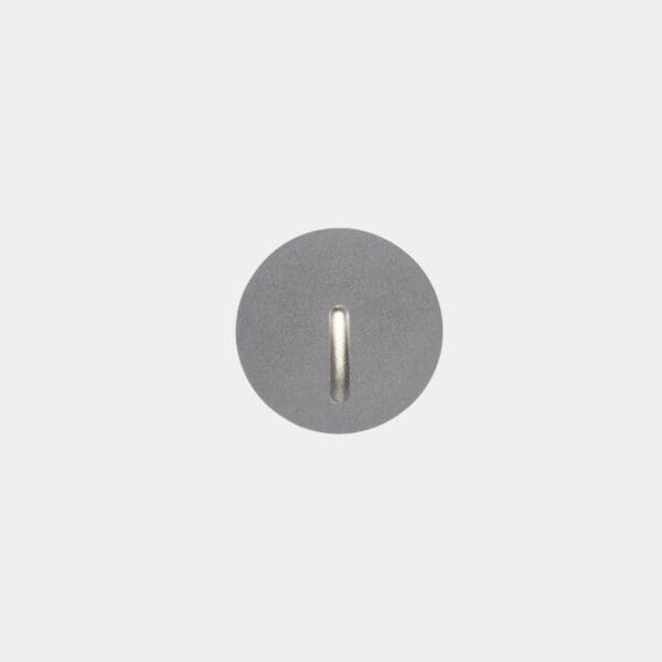 LEDS C4 - Segnapasso da incasso Bat Round Lineal - Grigio