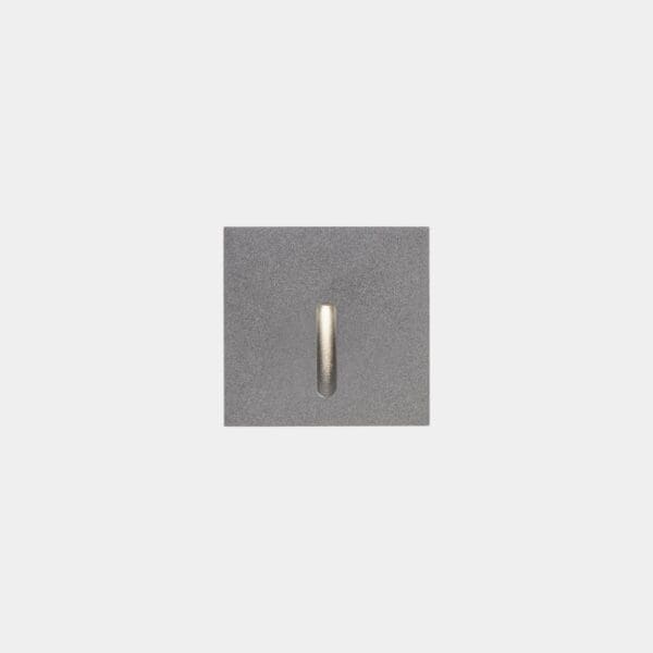 LEDS C4 - Segnapasso da incasso Bat Square Lineal - Grigio