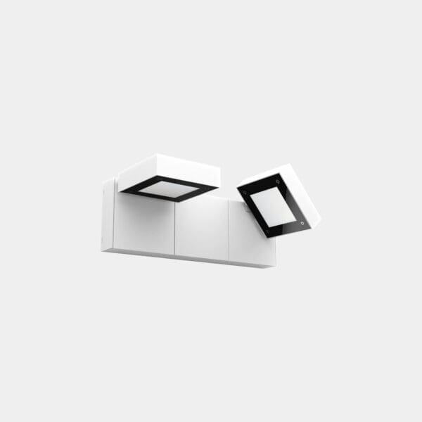 LEDS C4 - Applique Modis Opal Double 430mm - Bianco