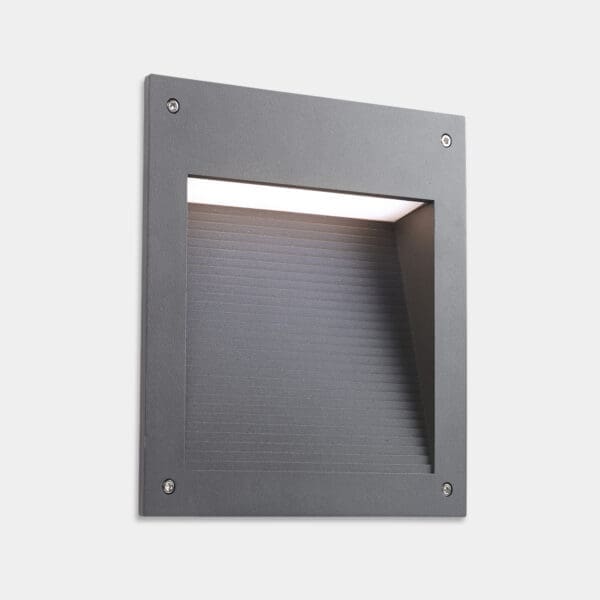 LEDS C4 - Segnapasso da incasso Micenas Asymmetrical Square - Grigio