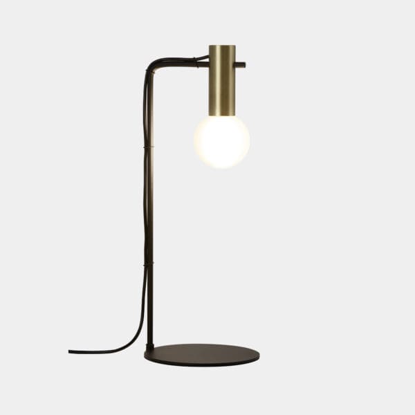 LEDS C4 - Lampada da tavolo Nude Curved - Oro