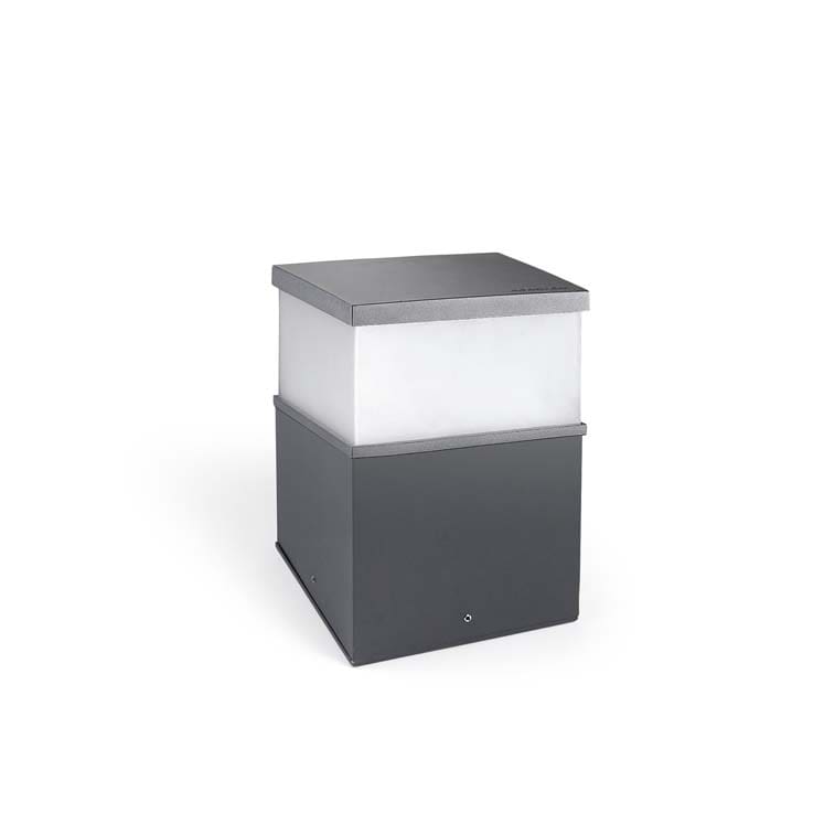 LEDS C4 - Paletto luminoso Cubik LED 201mm - Grigio