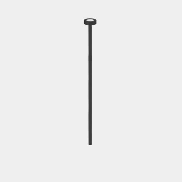 LEDS C4 - Paletto luminoso Orbit Spike Big Hole Cover - Nero