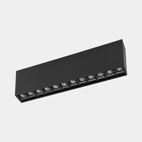 LEDS C4 - Plafoniera Bento Surface 12 Leds - Nero