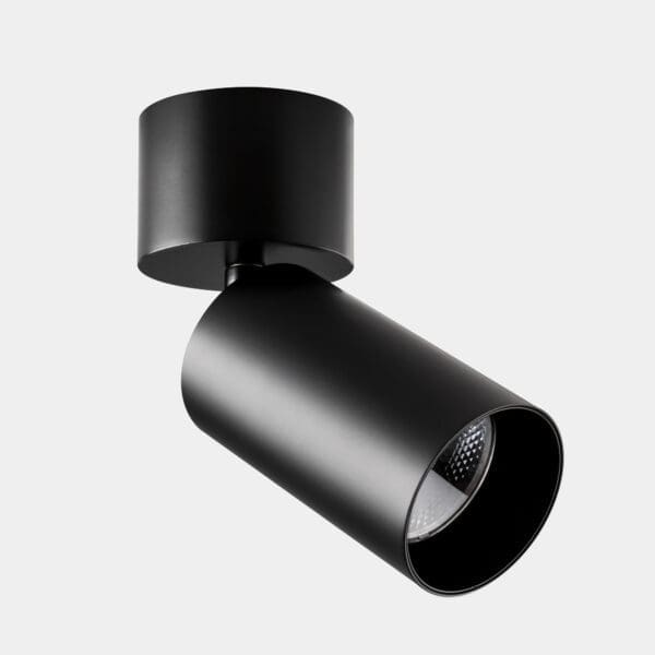 LEDS C4 - Faretto Atom Surface Ø75 - Nero