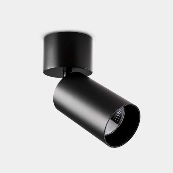 LEDS C4 - Faretto Atom Surface Ø52 - Nero