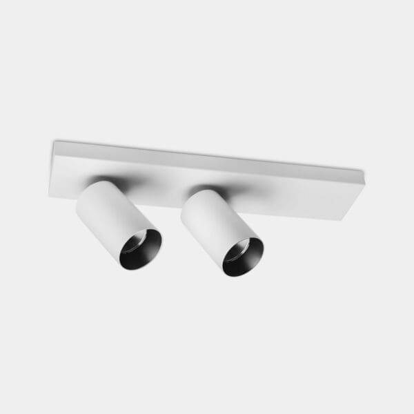 LEDS C4 - Faretto Atom Surface Double Ø52 - Bianco
