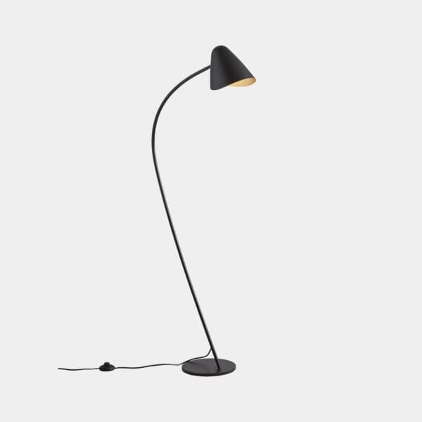 LEDS C4 - Lampada da terra Organic - Nero