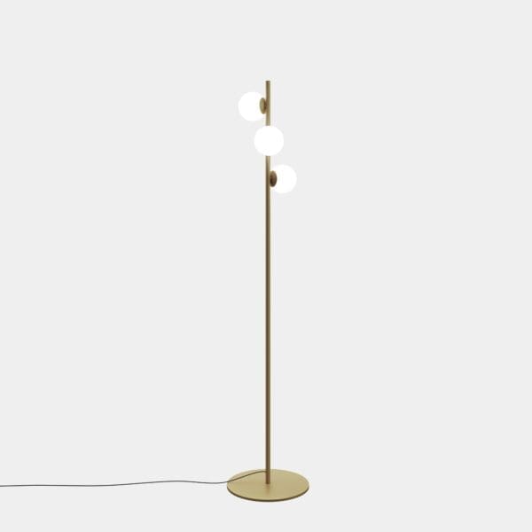 LEDS C4 - Lampada da terra Perlina - Oro