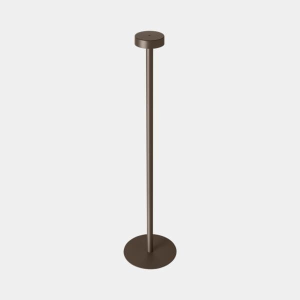 LEDS C4 - Lampada da terra Orbit Rechargeable Small Hole Cover - Marrone