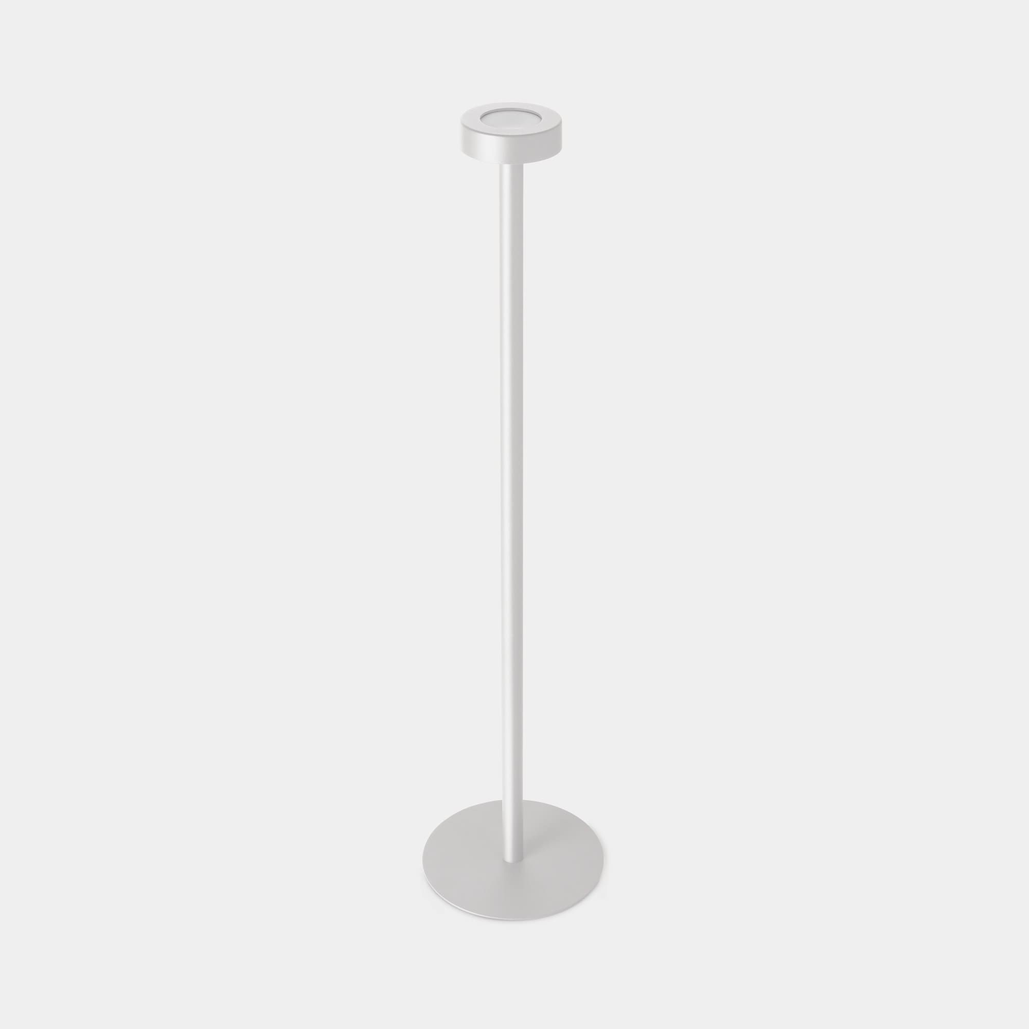LEDS C4 - Lampada da terra Orbit Rechargeable Big Hole Cover - Bianco