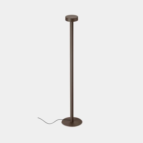 LEDS C4 - Lampada da terra Orbit Plug&play Covered - Marrone