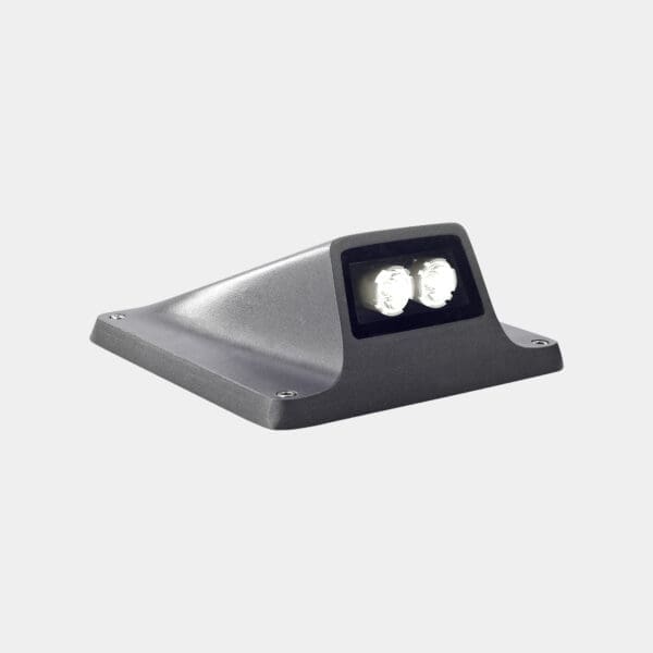 LEDS C4 - Paletto luminoso Rexel 2 Leds - Grigio