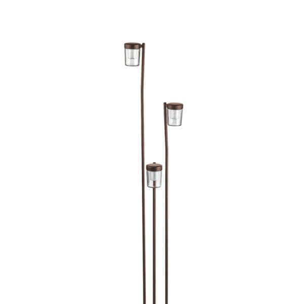 LEDS C4 - Paletto luminoso Sinia Triplex - Marrone