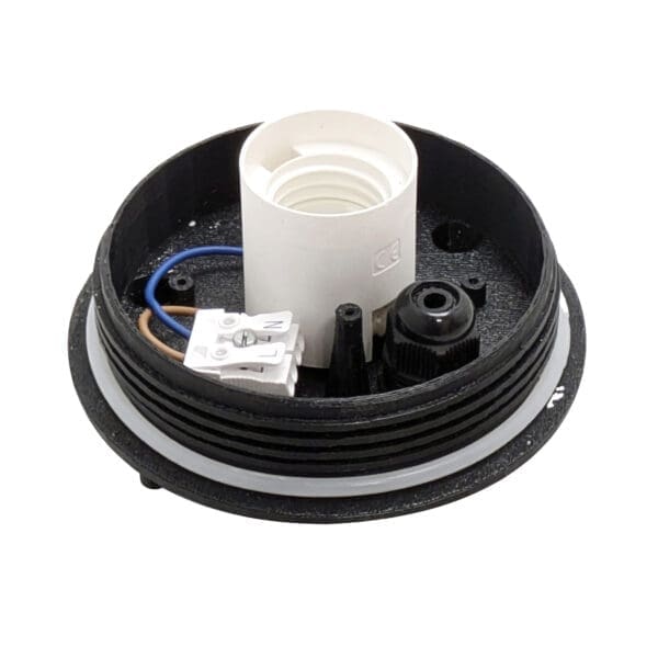 LEDS C4 - Paletto luminoso Cisne Base - Nero